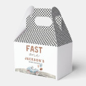 ファーストワンレーシングカーブルーボーイ1st誕生日へようこそ フェイバーボックス (正面サイド)