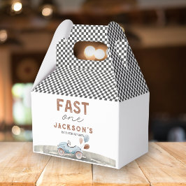 ファーストワンレーシングカーブルーボーイ1st誕生日へようこそ フェイバーボックス