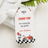 ファーストワンレースカーパーティー誕生日サンキューラベル ギフトタグ