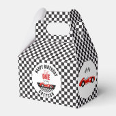 ファーストワンレースカーボーイ1st誕生日パーティー フェイバーボックス (正面サイド)