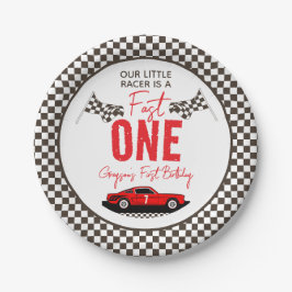 ファーストワンレースカーボーイ1st誕生日パーティー ペーパープレート