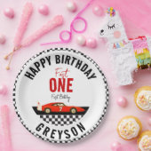 ファーストワンレースカーボーイ1st誕生日パーティー ペーパープレート (パーティー)