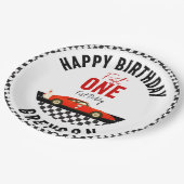 ファーストワンレースカーボーイ1st誕生日パーティー ペーパープレート (アングル)
