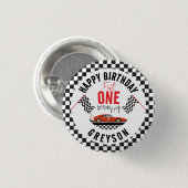 ファーストワンレースカーボーイ1st誕生日パーティー 缶バッジ (正面&裏面)