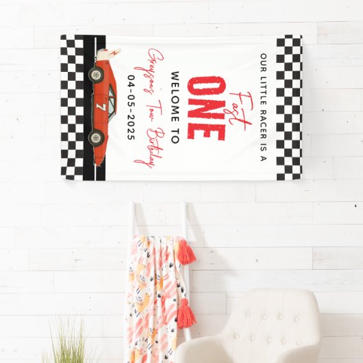 ファーストワンレースカーボーイ2nd誕生日パーティー 横断幕 (インサイチュ)