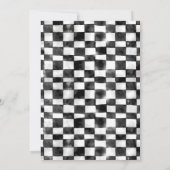 ファーストワンレースカー1stバースデーレーシングボーイ 招待状 (裏面)