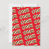 ファーストワンレースカー1st誕生日パーティー 招待状 (裏面)