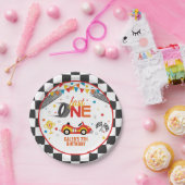 ファーストワンレースファースト誕生日紙プレート ペーパープレート (パーティー)