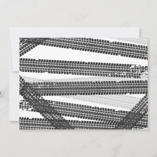 ファーストワン1歳の誕生日パーティーレッドレースカーファーストワン 招待状 (裏面)