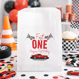 ファーストワン レースカー ボーイ 1歳誕生日パーティー フェイバーバッグ