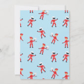 「ファーストワン」レースカー 1歳の誕生日パーティー 招待状 (裏面)