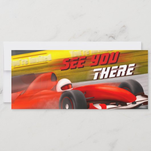 ファーストワン – 1歳の誕生日 招待状 (裏面)