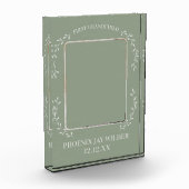 ファースト孫ベビーフォトグランペアレントキープサケ フォトブロック (左)