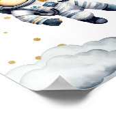 ファースト宇宙アドベンチャーボーイ誕生日へようこそ ポスター (角)