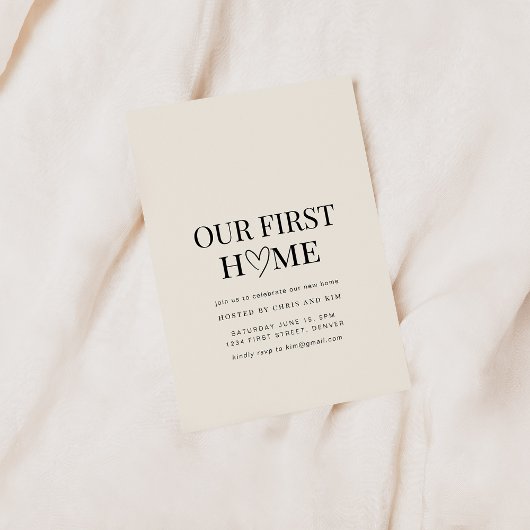ファースト引っ越し祝いパーティーパーティー招待状 招待状