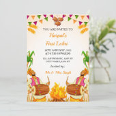 ファースト招待状カードロリパーティーカード 招待状 (スタンド正面)