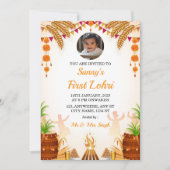 ファースト招待状カードロリパーティーカード 招待状 (正面)