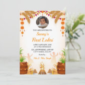 ファースト招待状カードロリパーティーカード 招待状 (スタンド正面)