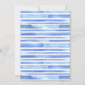 ファースト航海のセール海の最初の誕生日パーティー 招待状 (裏面)