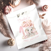 ファースト誕生日かわいい象秋ガールフープバッグ フェイバーバッグ