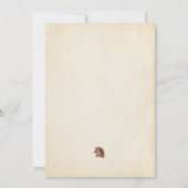 ファースト誕生日ガールディアー招待状 招待状 (裏面)