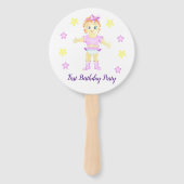 ファースト誕生日ガールパーティー ハンドファン (正面)