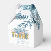 ファースト誕生日サファリアニマルズエキゾチックパーソナライズされた フェイバーボックス (裏面サイド)