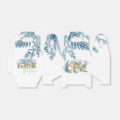 ファースト誕生日サファリアニマルズエキゾチックパーソナライズされた フェイバーボックス (折り畳みなし)