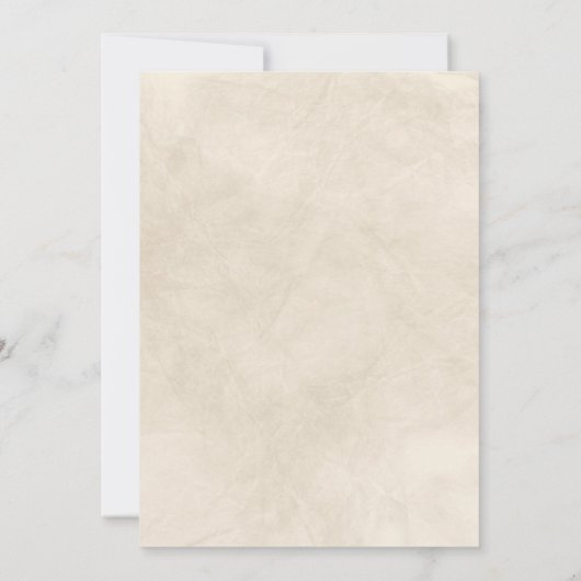 ファースト誕生日サファリジャングルアニマルズパーティー 招待状 (裏面)