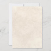 ファースト誕生日サファリジャングルアニマルズパーティー 招待状 (裏面)