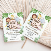 ファースト誕生日サファリ誕生日 招待状