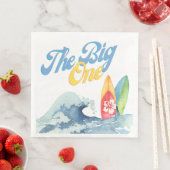 ファースト誕生日サーフパーティーナプキンス (インサイチュ)