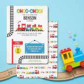 ファースト誕生日トレイン招待状 招待状