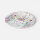 ファースト誕生日ドリームキャッチャー保羽 ペーパープレート (アングル)