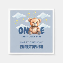 ファースト誕生日ナプキンス スタンダードカクテルナプキン