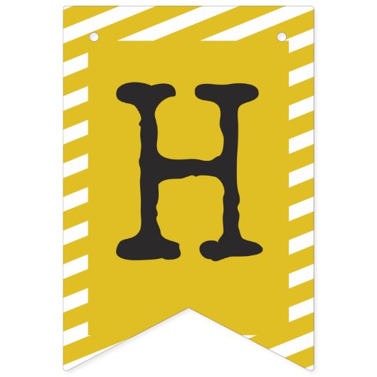 ファースト誕生日ビッグワンボーイ バンティングフラッグ (第2の旗)