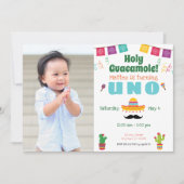 ファースト誕生日フィエスタメキシコ誕生日招待状 招待状 (正面)