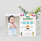 ファースト誕生日フィエスタメキシコ誕生日招待状 招待状 (スタンド正面)