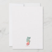 ファースト誕生日フォト招待状 招待状 (裏面)