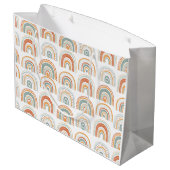 ファースト誕生日ボホーレインボーMR Onederful ラージペーパーバッグ (裏面アングル)