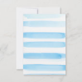 ファースト誕生日ボーイテディベアアイスクリーム サンキューカード (裏面)