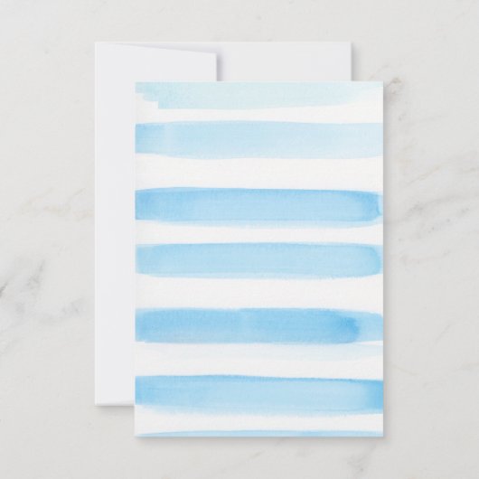 ファースト誕生日ボーイテディベアアイスクリーム サンキューカード (裏面)