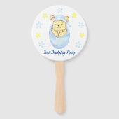 ファースト誕生日ボーイパーティー ハンドファン (正面)