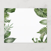 ファースト誕生日ワイルドワンサファリベビーアニマルズ チラシ (裏面)