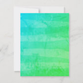 ファースト誕生日ワイルドワンジャングルスロースパーティー 招待状 (裏面)