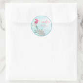 ファースト誕生日ワンダーザシーマーメイド誕生日 ラウンドシール (バッグ)