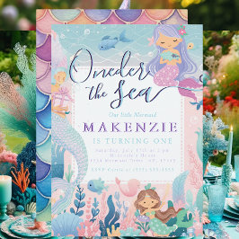 ファースト誕生日人魚 招待状