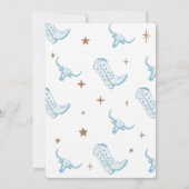 ファースト誕生日招待状フォーボーイズ 招待状 (裏面)