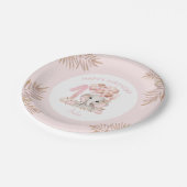 ファースト誕生日象秋ガール紙プレート ペーパープレート (アングル)