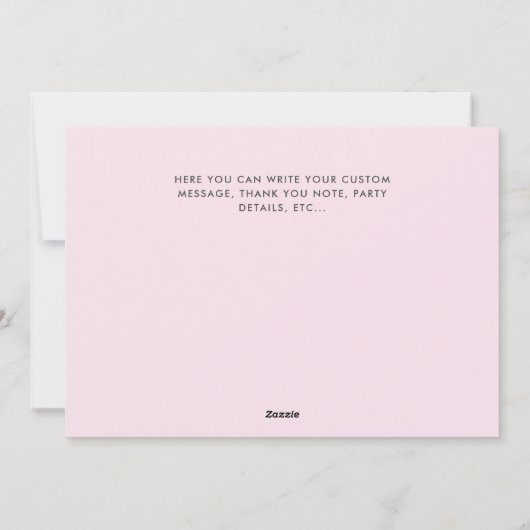 ファースト誕生日4フォトコラージュ誕生日 シーズンカード (裏面)